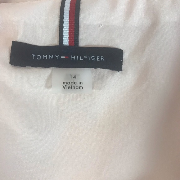 Tommy Hilfiger Sleeveless Sheath Dress Women’s Size 14 Color Peach Front Zip. - Picture 5 of 16